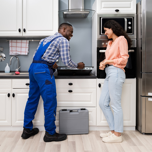 can you provide an estimate for cooktop repair before beginning any work in West Traverse